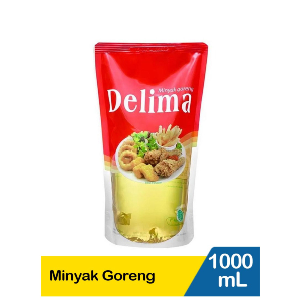 Delima Refill 1000Ml Minyak Goreng