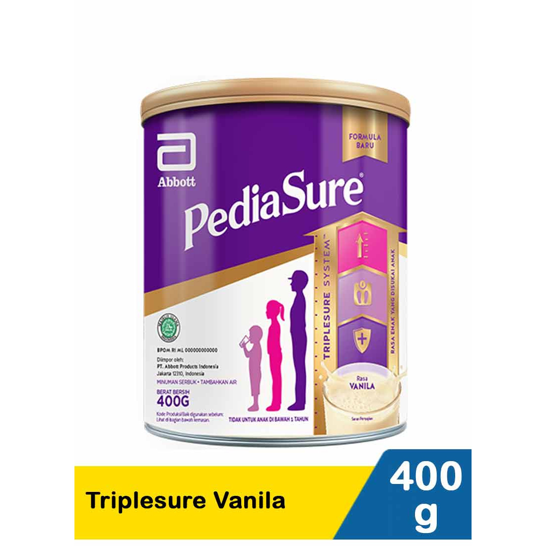 Pediasure Vanila 400G Triplesure - Gerai Cahaya Indonesia