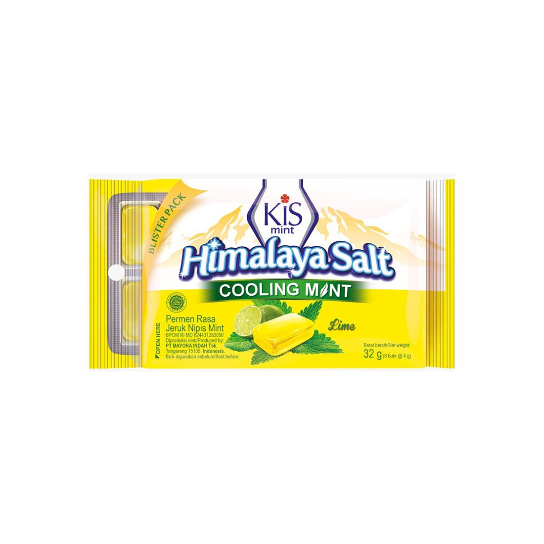 Kis 32G Himalaya Salt Candy Cool Mint Lime