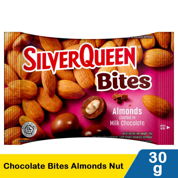 Silver Queen 30G Chocolate Bites Almond Nut