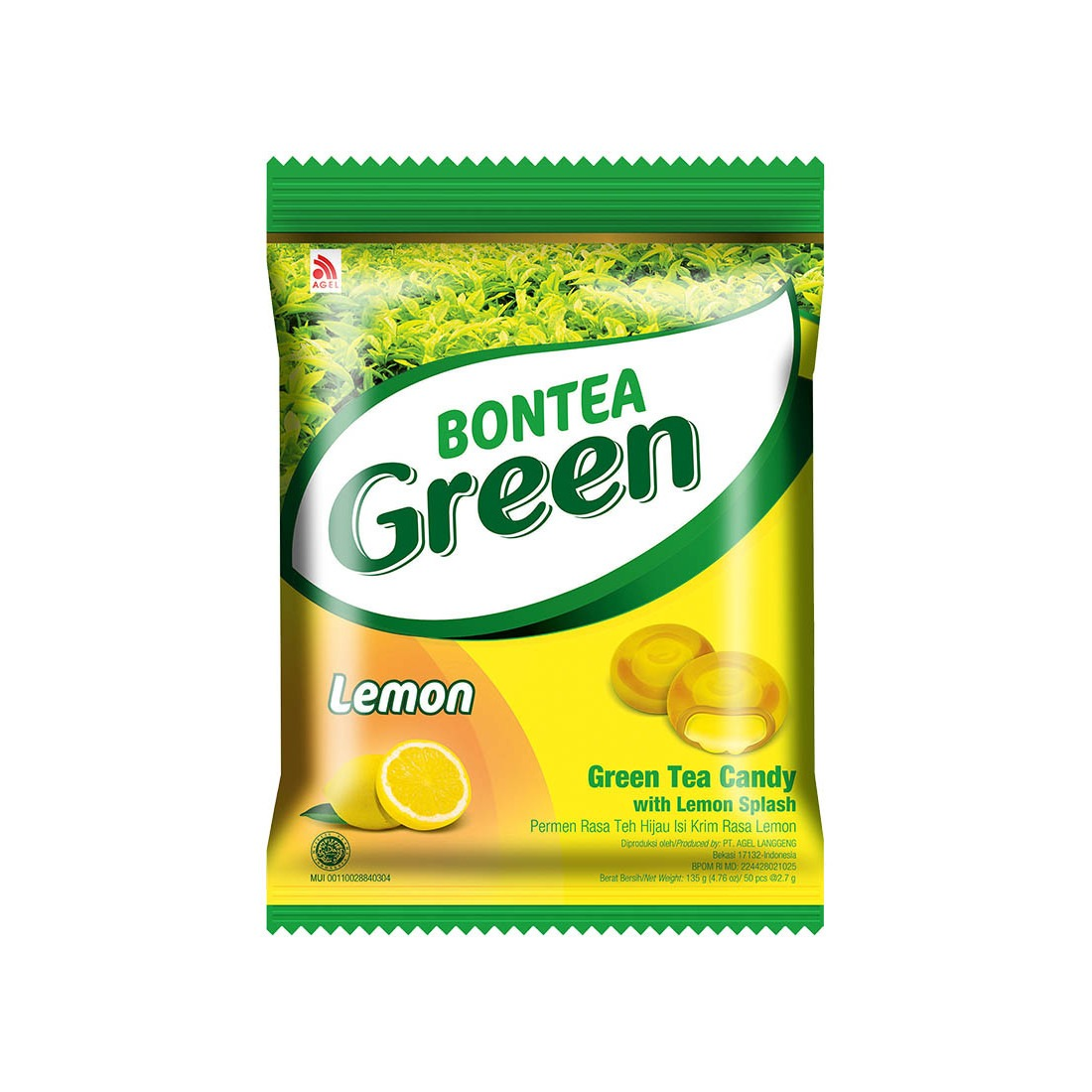 Bontea 135G Green Tea Candy Lemon