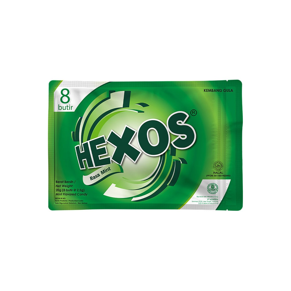 Hexos 8X2.5 G Candy Mint