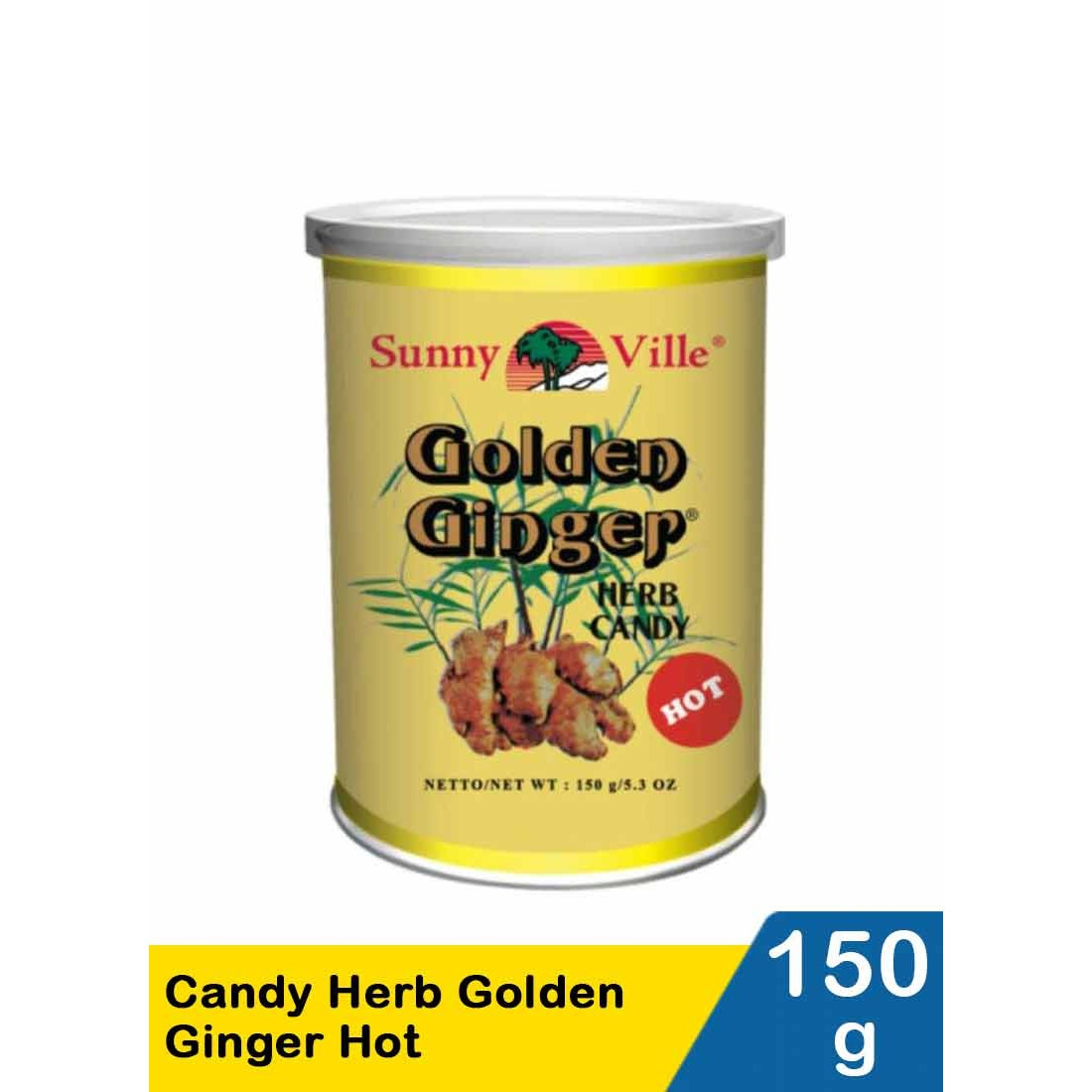 Sunny Ville 150g Candy Herb Golden Ginger Hot