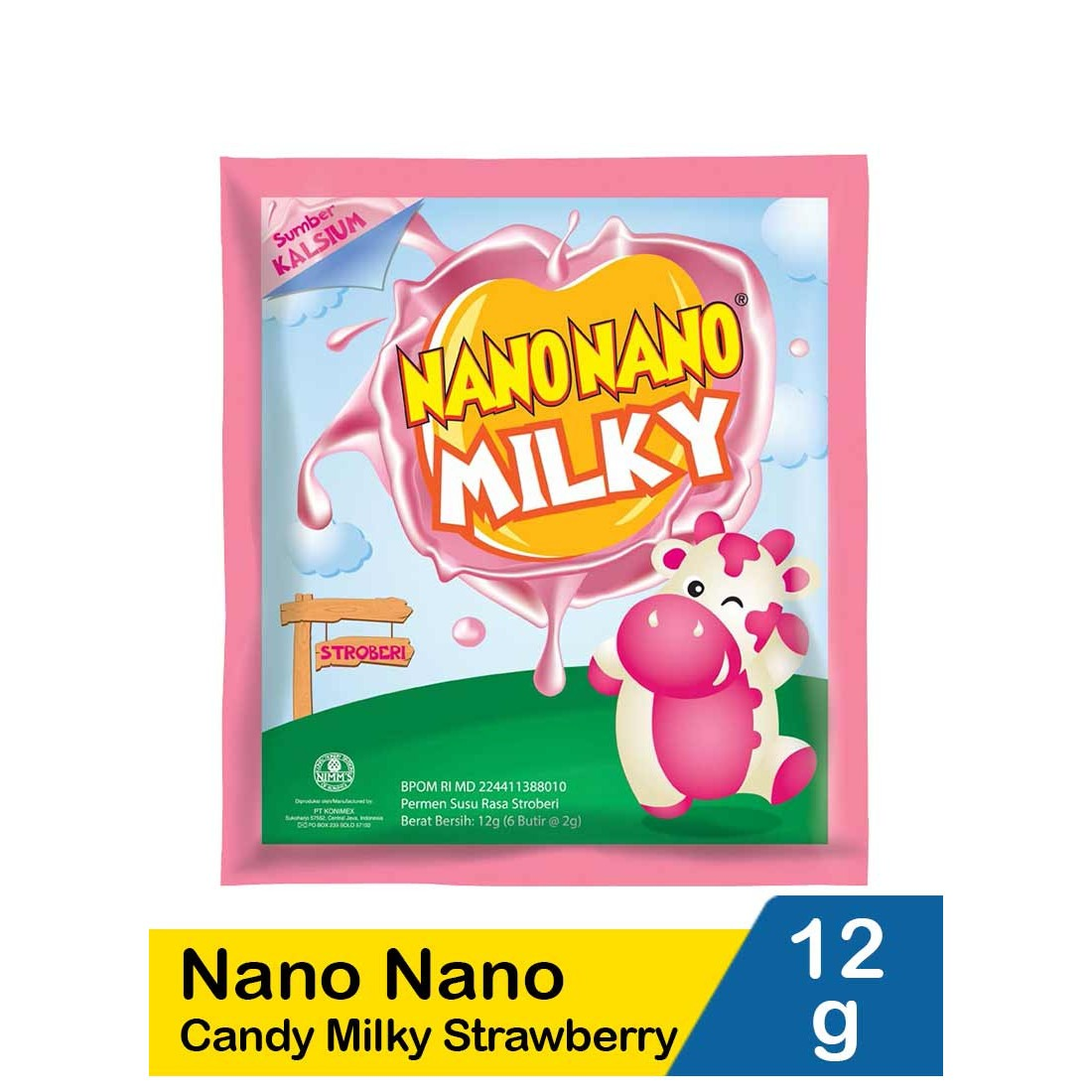 Nano Nano 12G Candy Milky Strawberry