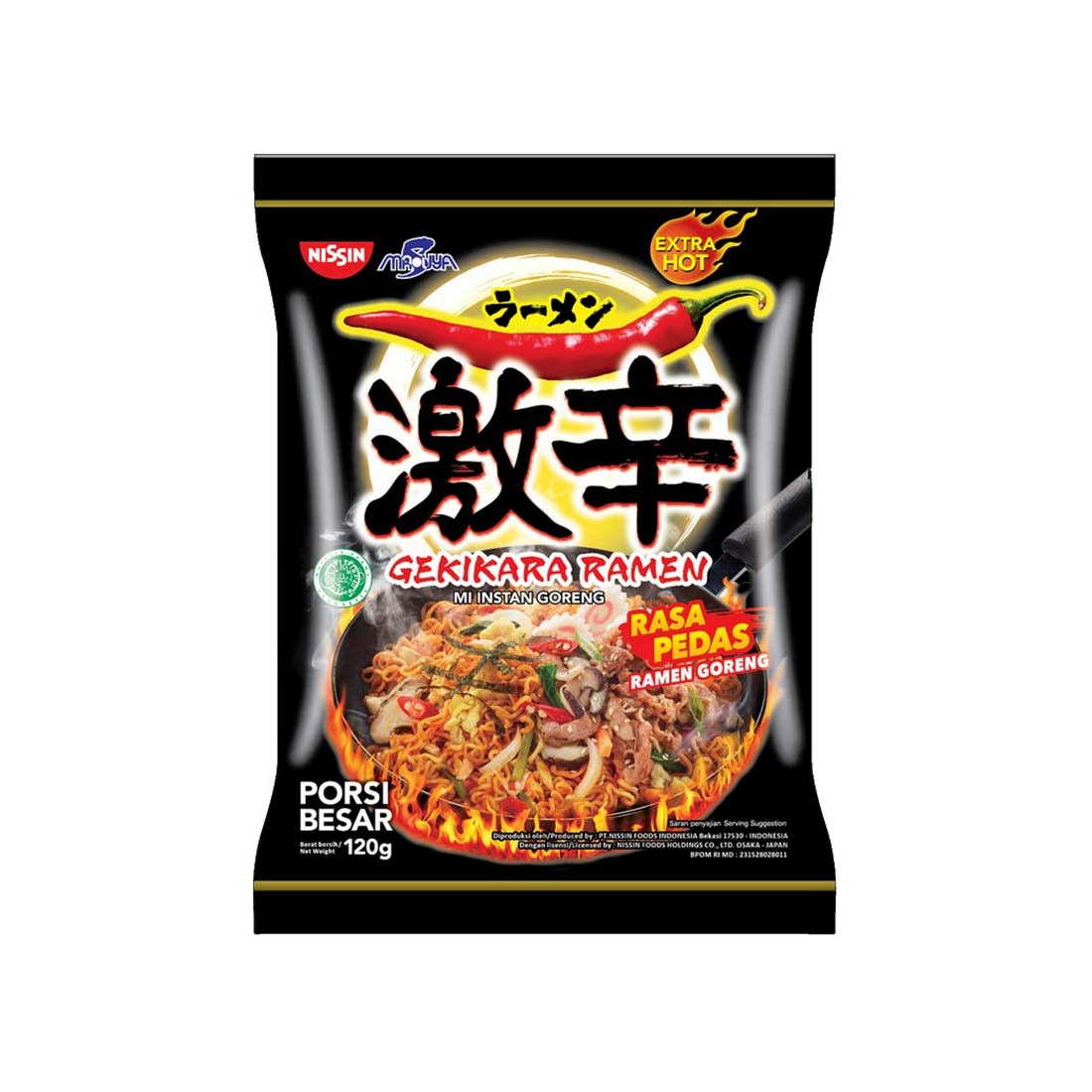 Nissin 120G Mie Goreng Gekikara Ramen Pedas