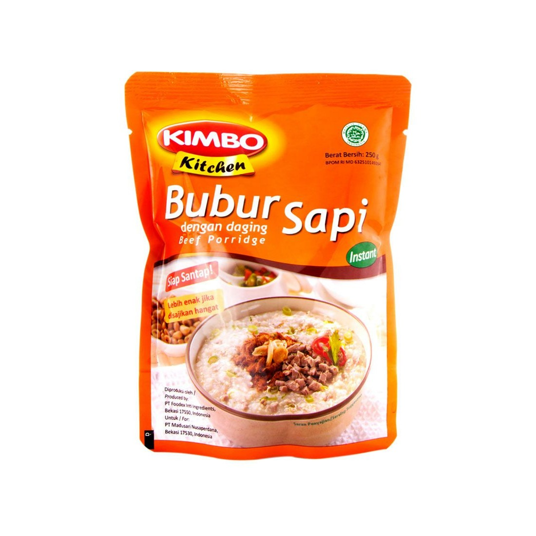 Kimbo Kitchen 250G Bubur Instant Sapi