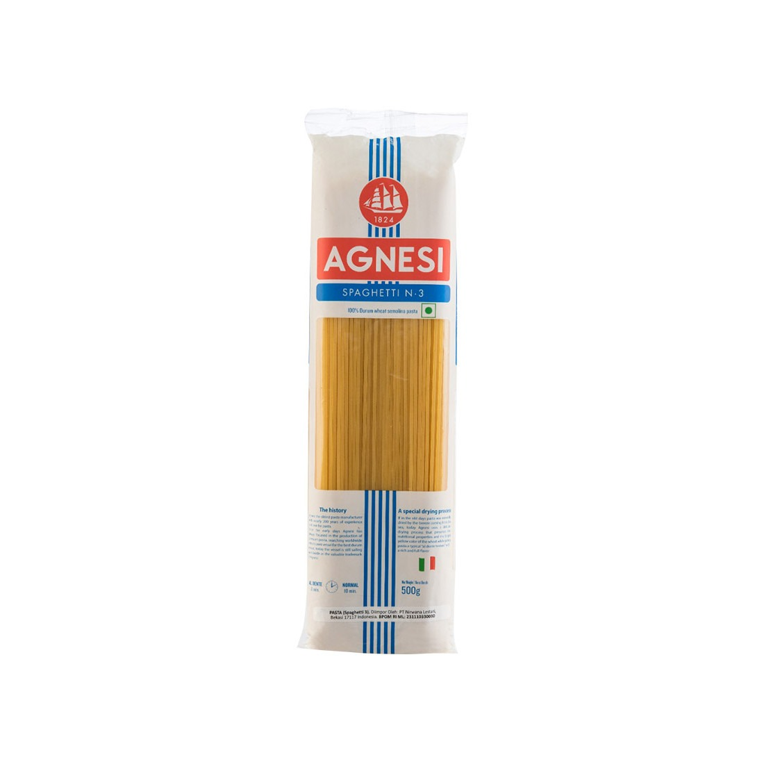 Agnesi 500g Pasta Spaghetti