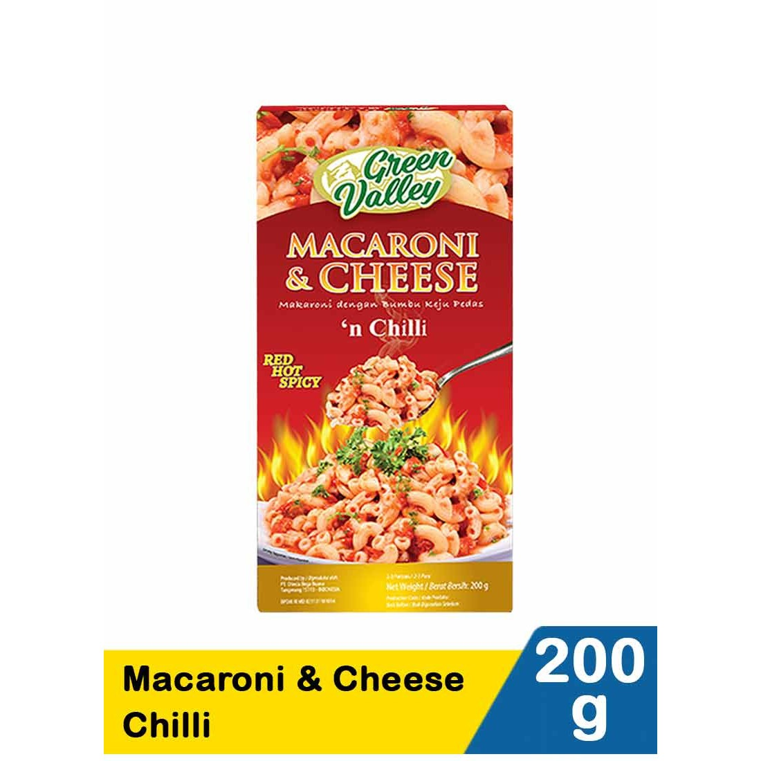 Green Valley 200G Macaroni & Cheese Chilli