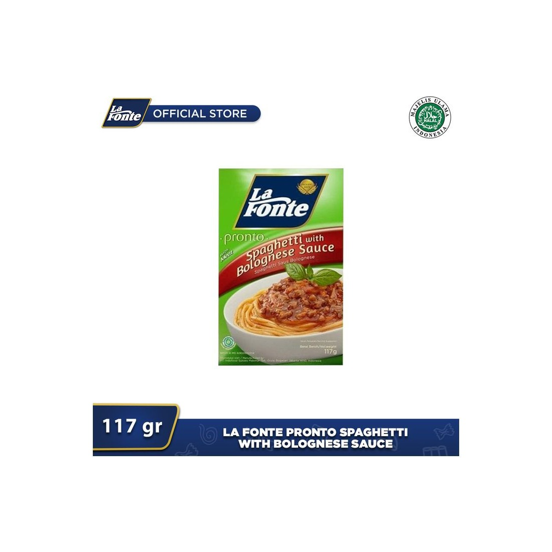 La Fonte 117G Spaghetti Instant Saus Bolognese