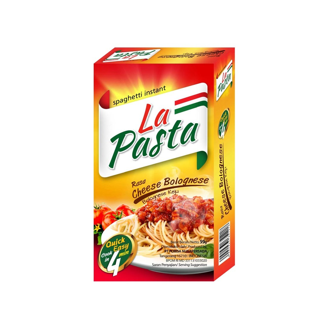 La Pasta 59G Spaghetti Instant Cheese Bolognese