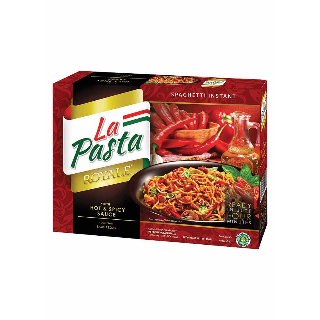 La Pasta 90g Spaghetti Instant Hot & Spicy