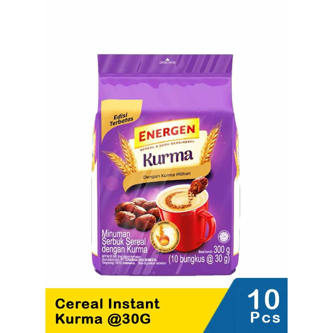 Energen 10X30g Cereal Instant Kurma