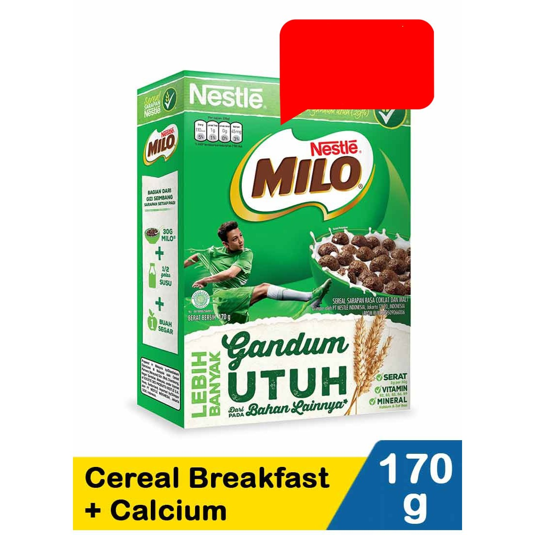 Milo 170g Cereal Breakfast + Calcium