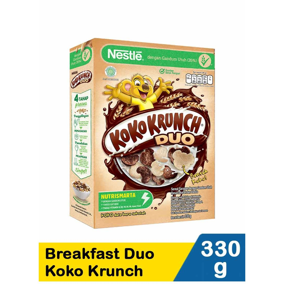 Nestle 330g Cereal Breakfast Duo Koko Krunch