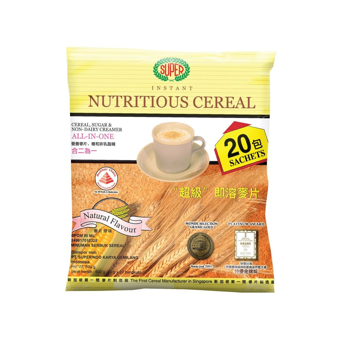 Super 20X30g Instant Nutritious Cereal