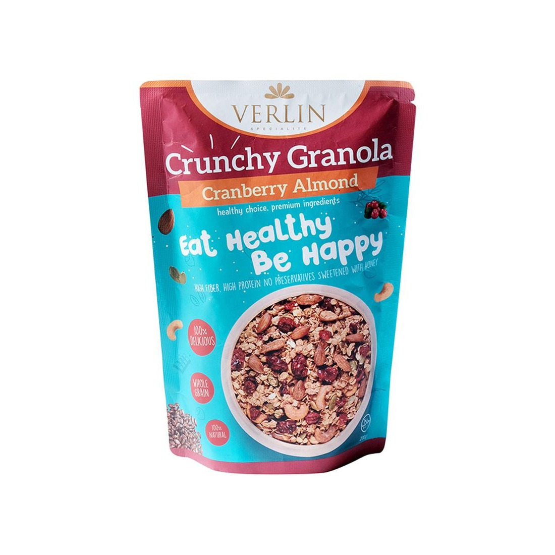 Verlin 200G Crunchy Granola Cranberry Almond