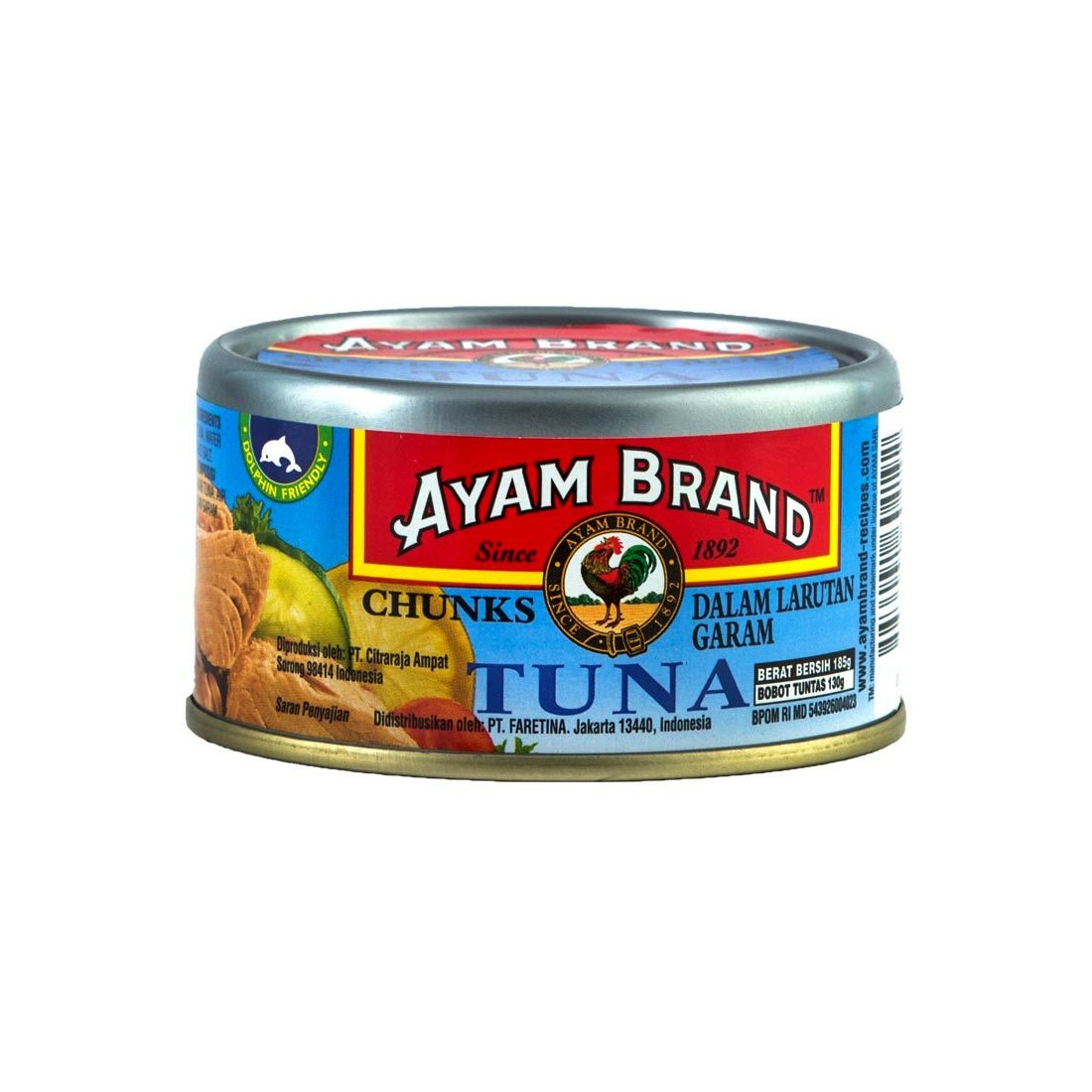 Ayam Brand 185g Tuna Chunks In Water