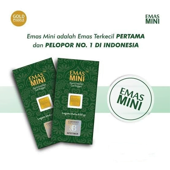 0.025 0.05 0.01 0.02 Gram Emas Mini Secure Card